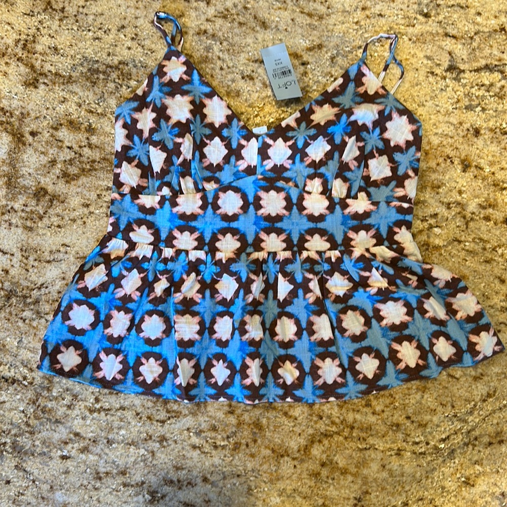 Loft No Sleeve adjustable strap cami. Size XXSP
